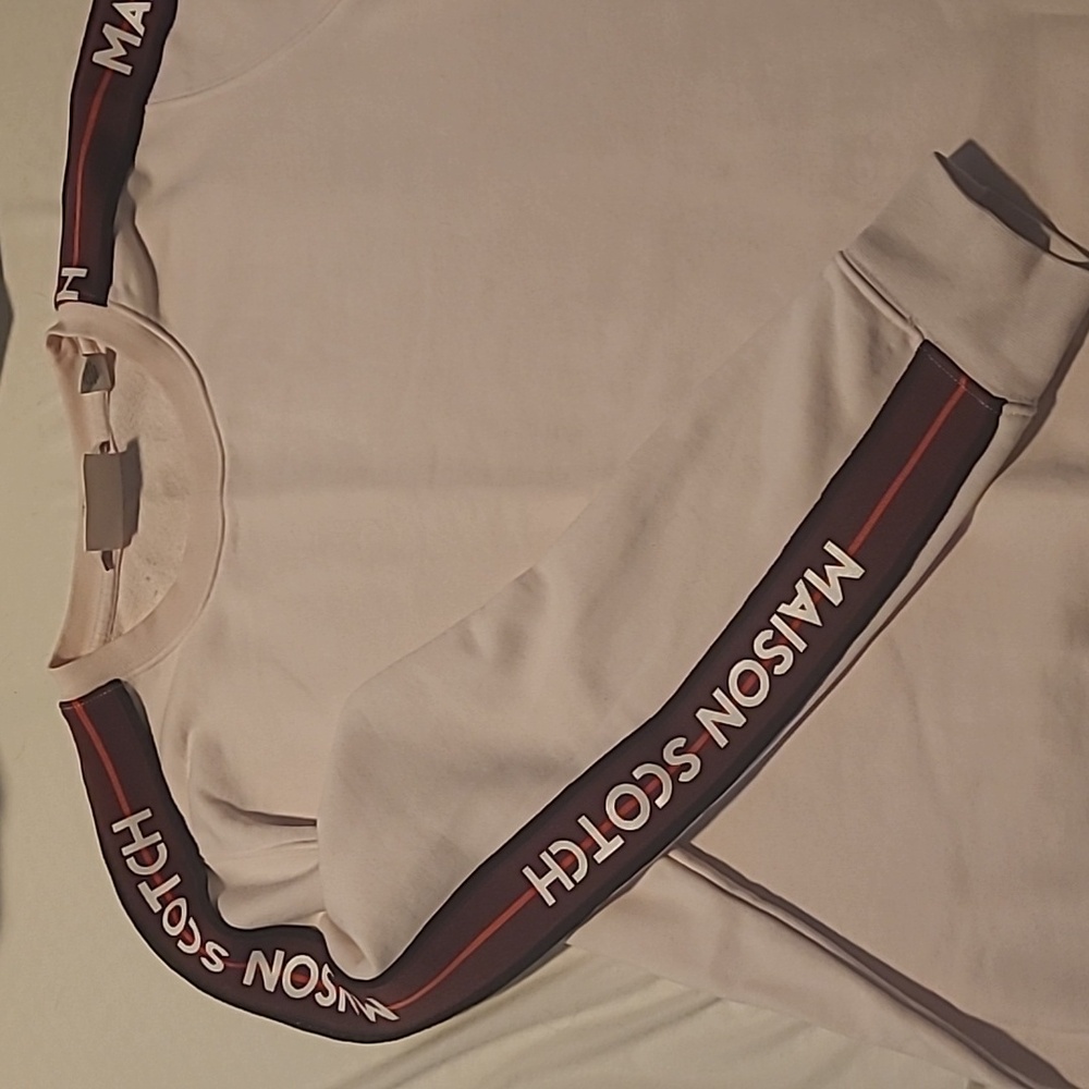 Maison Scotch - Scotch & Soda Women's XL pale pink sweatshirt.